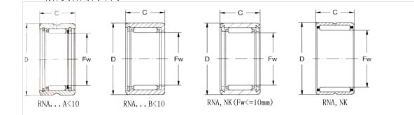 × simple 13mm du × 22mm de la rangée 14mm de charge radiale de roulements à rouleaux d'aiguille de l'ARN 4900 0