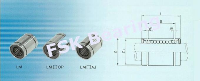L'incidence de revêtement d'axe de LM20 OPUU classe la norme internationale de 20mm x de 32mm x de 42mm 0