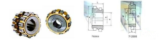 Incidence 100752305 excentrique globale pour le réducteur, galet excentrique soutenant l'identification 25mm 2